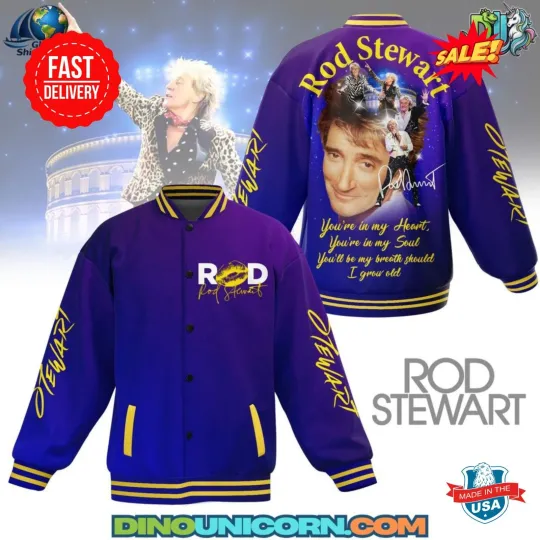 Rod Stewart Baseball Jacket