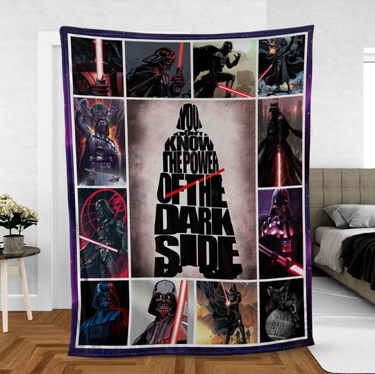 Discover Star Wars Fleece Blanket, Star Wars Movie You Dont Know The Power Of The Dark Side Blanket, Darth Vader Mink Sherpa Blanket