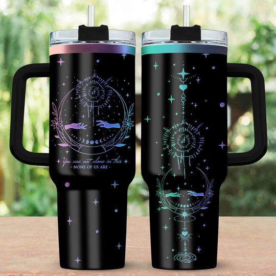 Discover Astarion Game Stainless Tumbler, Youre Not Alone Stainless Tumbler, Astarion Drinkware Tumbler, High Elf Gaming Apparel