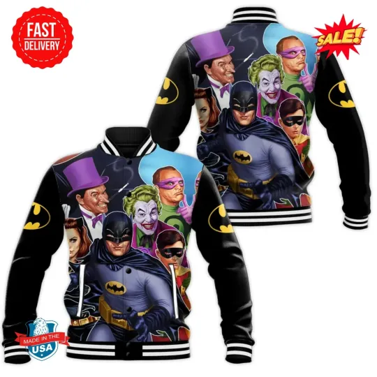 Batman And Amazing Characters Superheroes Fans Jacket
