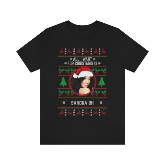 Discover All I want for Christmas is Sandra Oh T-shirt