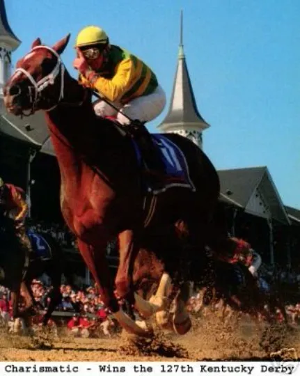 Discover Charismatic Chris Antley -Up 99 Kent.Derby , 8x10Photo