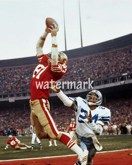 Discover Dwight Clark - 49ers, "the Catch from 1981 Conference Finals"  8x10 photo
