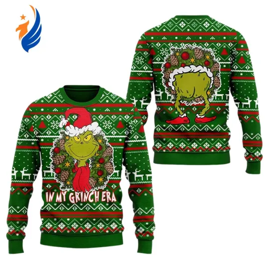 Discover Get Festive in Style with the In My funny character Era Ugly Sweater – Perfect for Christ