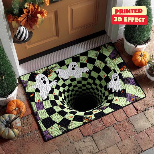 Discover Halloween Ghost Snare 3D Printed Doormat, Halloween Ghost  Welcome Mat, Ghost Indoor Doormat, Custom Doormat, Halloween Home Decor