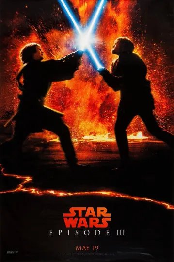 Star Wars Episode III Revenge of the Sith Movie Poster, Obi-Wan Vertical Poster