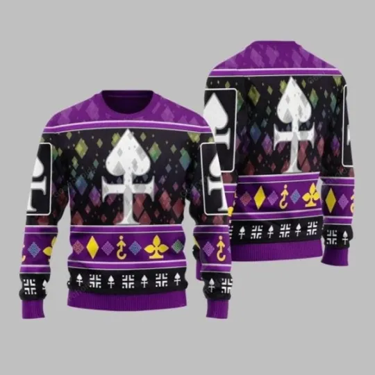 Discover 2025 Christmas Warhammer Masque Of The Midnight Sorrow Iconic Ugly Xmas Sweater