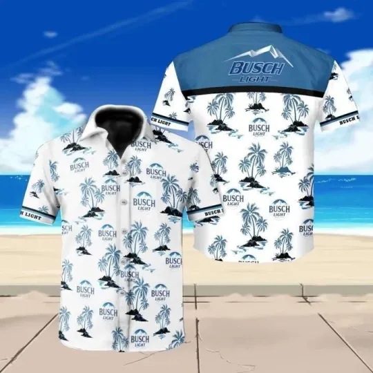 Discover Light Beer Beer Floral Hawaiian Shirt Summer Beachwear