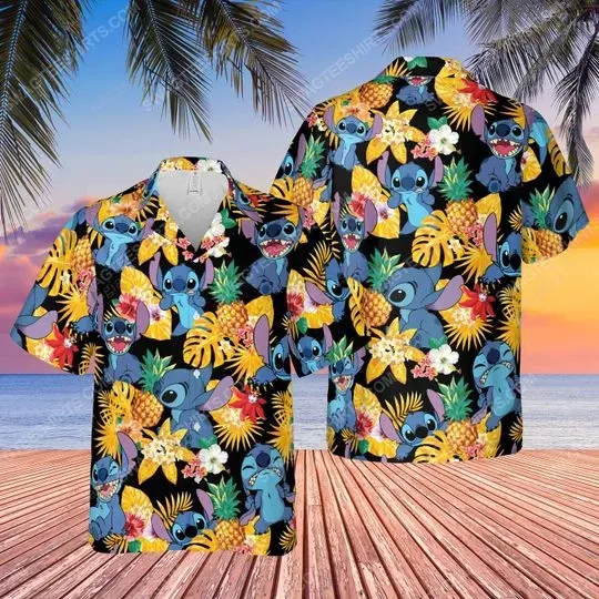 Discover Disney Movie Lilo And Stitch Summer Vacation Hawaiian Shirt Beachwear