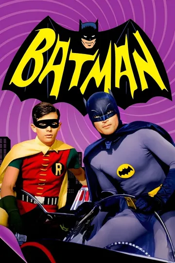 1966 Batman Movie Poster, Adam West Bruce Wayne DC Comics Gotham City