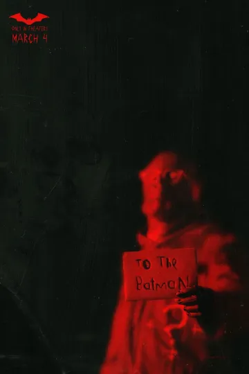 2022 The Batman Movie Poster, The Riddler DC Comics Gotham City