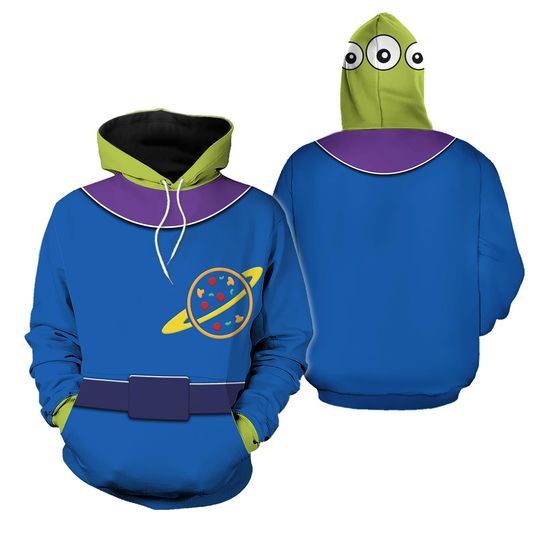 Christmas Toy Story Aliens Cosplay Hoodie Joggers, Disney Costume