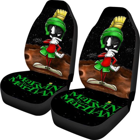 Marvin The Martian Car Seat Covers Cartoon For Fans