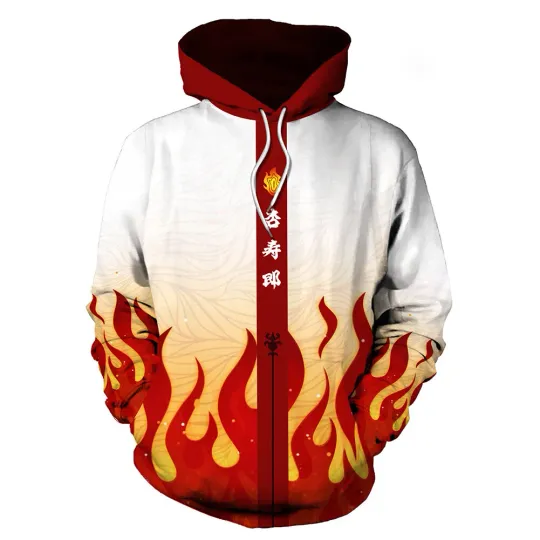 Discover demon Kyo Rengokoo Kyoujurou Cosplay Hoodie Casual Pullover