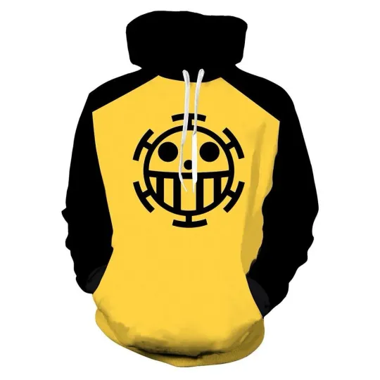 Discover Trafalgar Law Cosplay 3D Printed Hoodie Pullover Coat Costume Cosplay