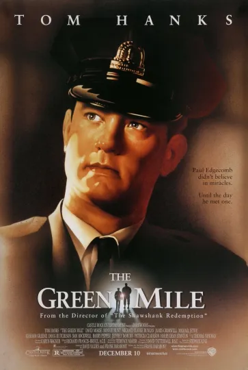 The Green Mile Movie Poster Tom Hanks, Premium Matte Vertical Poster