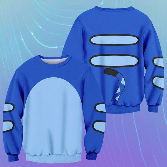 Discover Tiger Costume Hoodie, Derpy Tiger Cosplay Sweatshirt, Blue Tiger Shirt, Derpy Tiger Costume Tee, Halloween Gift For Her Him