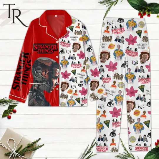 Stranger Things Run Pajamas Set