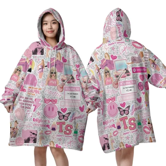 Discover 1989 Hoodie Blanket Kids, Taylorrr music Hoodie Blanket Swift music
