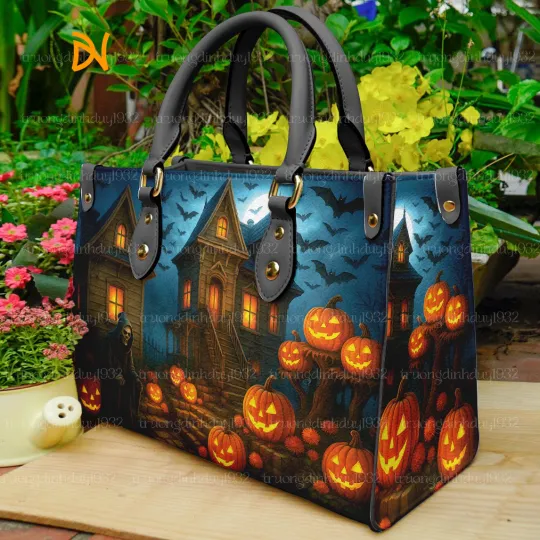 Discover Unique Halloween Handbag | Halloween Leather Handbag