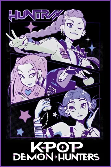 Demon Hunters Movie Poster Premium Wall Art