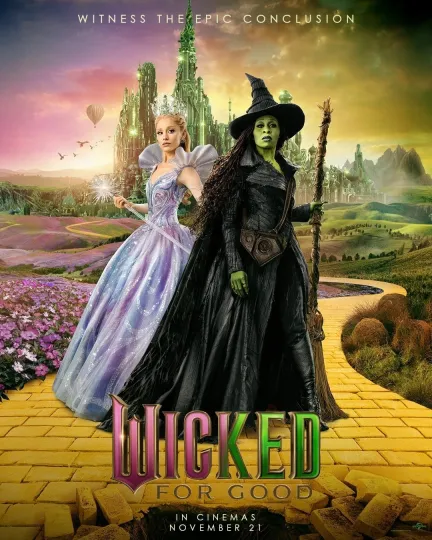 Discover Wicked For Good Movie Poster, Vertical Premium Matte