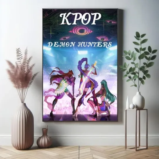 Discover KPop Demon Hunters 2025 Movie Poster - Wall Decor, No Frame