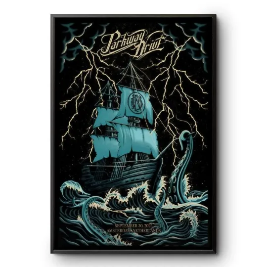 Discover Parkway Drive 20 Years Anniversary Tour Poster Amsterdam September 30, 2025