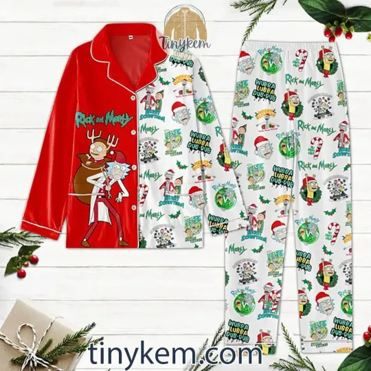 Discover Rick And Rickandmorty Christmas Pajamas Set