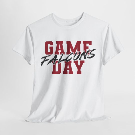 GAME DAY Atlanta Football Team Falcons T-Shirt, Sport Tee, Gift for Football Fan