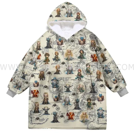 Discover Personalized The Lord of The | Halloween The Middle Earth Map...