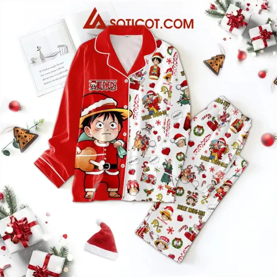 Discover Anime Japan  Merry Piecemas Christmas Polyester Pajamas Set