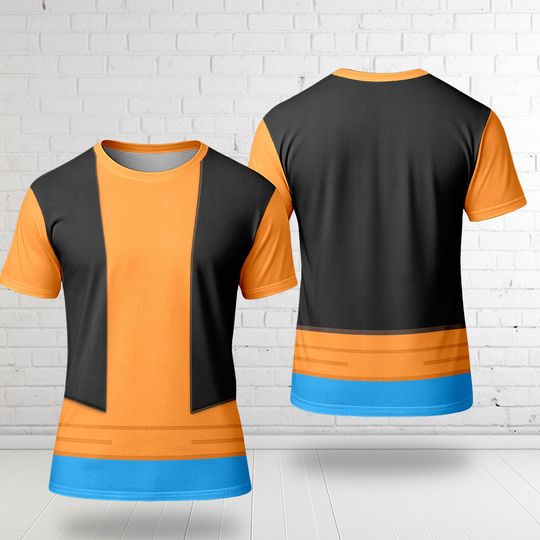 Discover Goofy Dog Unisex Costume T-shirt, Mickey And Friend Cosplay Costume Shirt, Goofy Dog Halloween All Over Print Tee, Goofy Dog 3D T-shirt