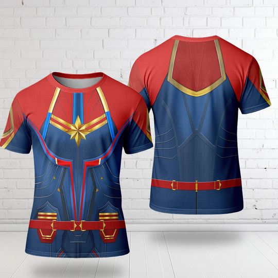 Discover Superhero Women 3D T-Shirt, Halloween Cosplay Running Costume Cosplay, Halloween Group Matching Shirt, Halloween Family/Friend Party Gift