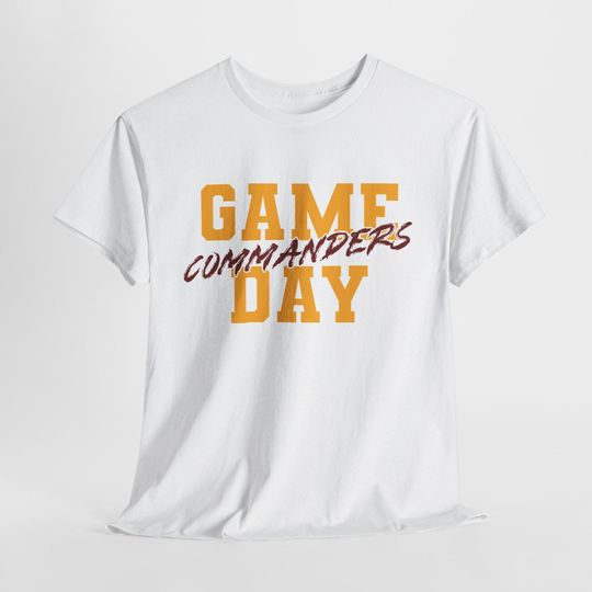 Discover GAME DAY Washington Football Team Commanders T-Shirt, Sport Tee, Gift for Football Fan