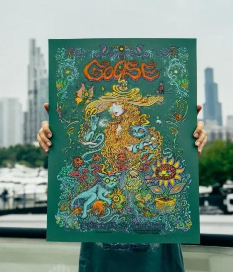 Discover Chicago Event Poster September 20, 2025, Goose Vertical Poster