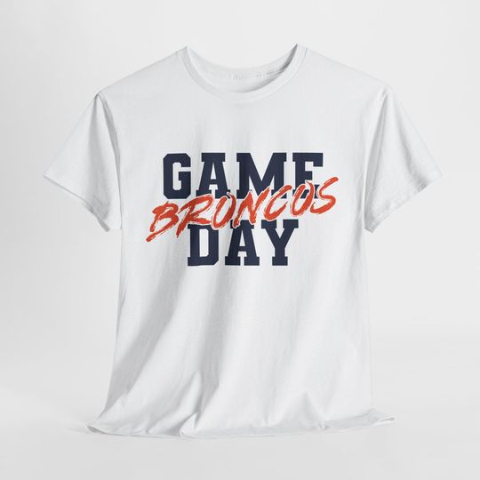 Discover GAME DAY Denver Football Team Broncos T-Shirt, Sport Tee, Gift for Football Fan