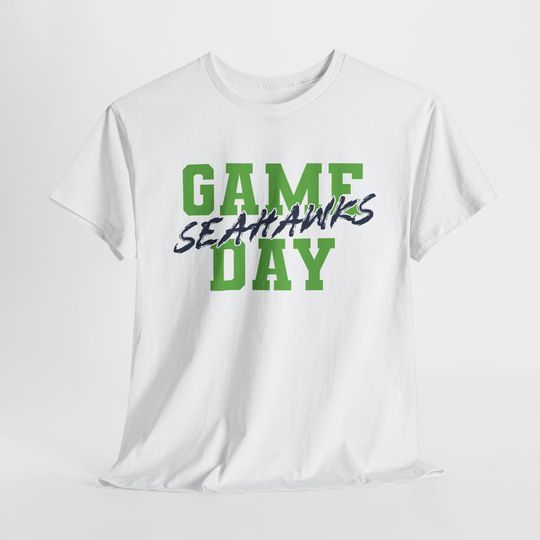 GAME DAY Seattle Football Team Seahawks T-Shirt, Sport Tee, Gift for Football Fan