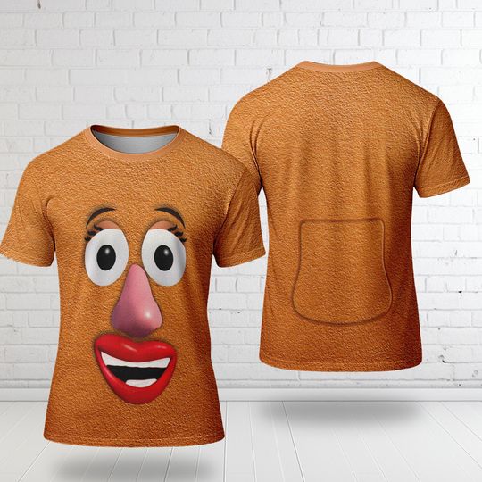 Discover Mrs. Potato Head Shirt, Toy Story Costume Cosplay 3D T-Shirt, Mr and Mrs Valentine Gift, Halloween Costume For Family Group T Shirt