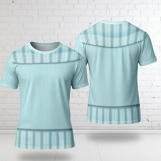 Discover Sadness Inside Out 3D T-Shirt, Inside Out 2 All Over Print Shirt, Sadness Costume T-Shirt, Sadness Cosplay Costume, Inside Out T-Shirt Gift