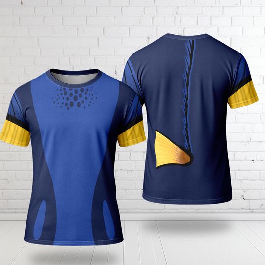 Funny Fish Costume 3D T-Shirt, Animal Kingdom Shirt, Movie Characters Tee