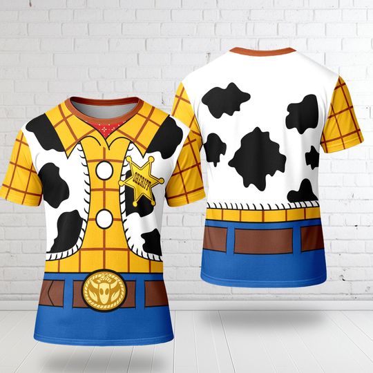 Discover Toy Animated Characters Shirt, Toy Costume Cosplay 3D T-Shirt