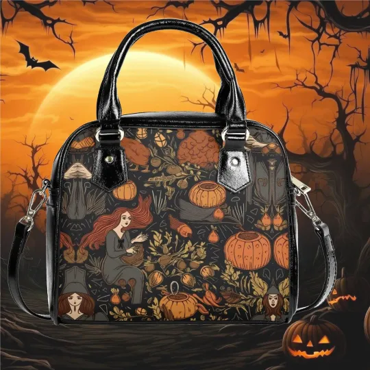 Discover Shoulder Bag tote purse Beautiful fall colors crossbody Halloween cute fun Bag