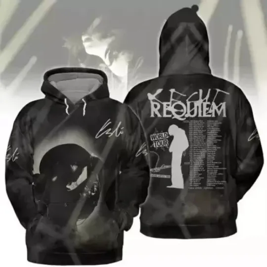 3d hoodie US size Keshi Requiem World Tour 2024 Hoodie Keshi Requiem shirt