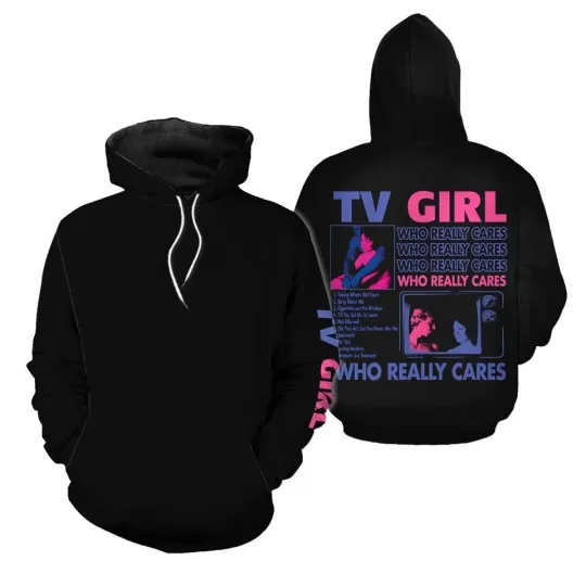 Discover Personalized TVVV Girl French Exit Who Really Cares 3D Hoodie Kids, Size S