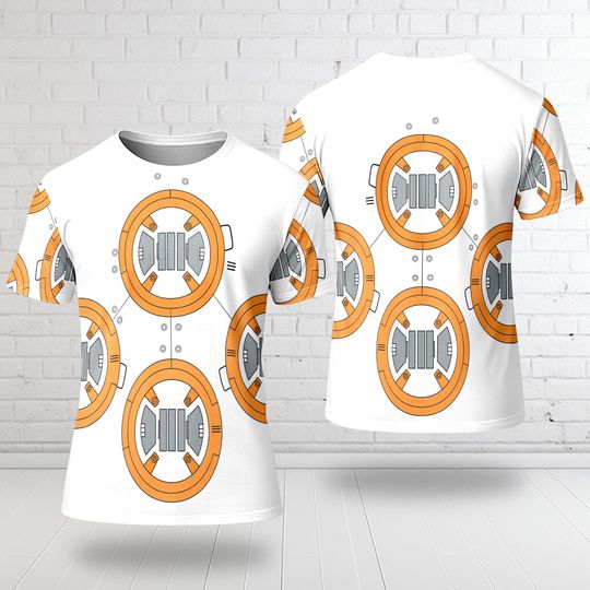 Discover Star War BB-8 Robot Costume Shirt, Star War Character All Over Print Shirt
