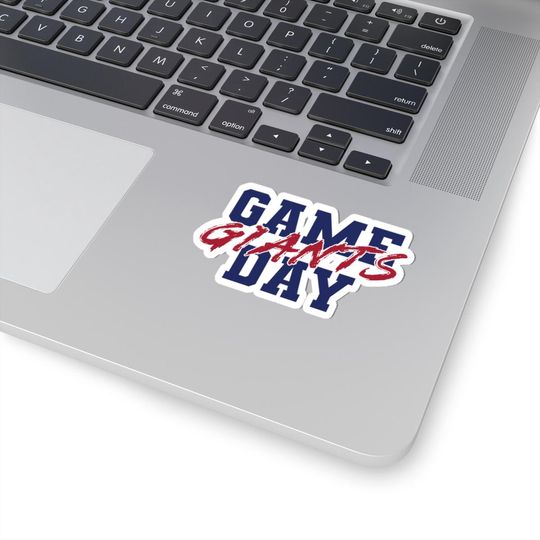 Giants Game Day Sticker, New York Football Fan Sticker