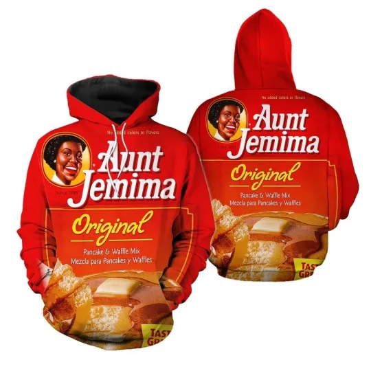 Discover Breakfast Aunttt Jemimaaa Original Halloween Shirt Kids, Hoodie 3D Printed