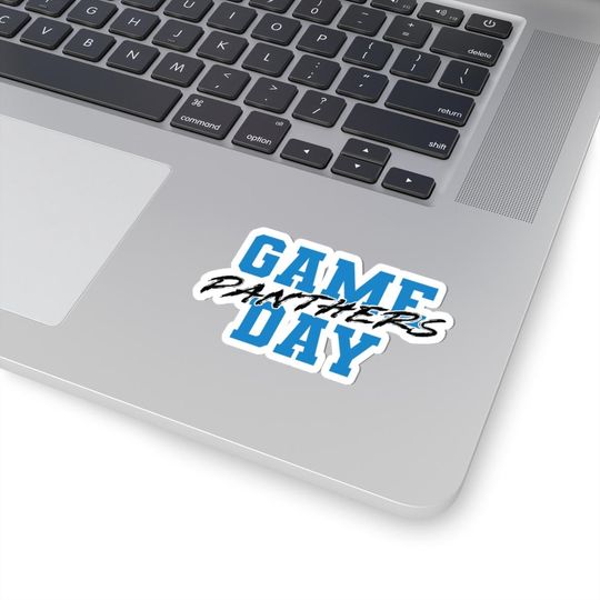 Game Day Sticker, Carolina Football Sticker, Panthers Football Game Day, Sports Fan Sticker