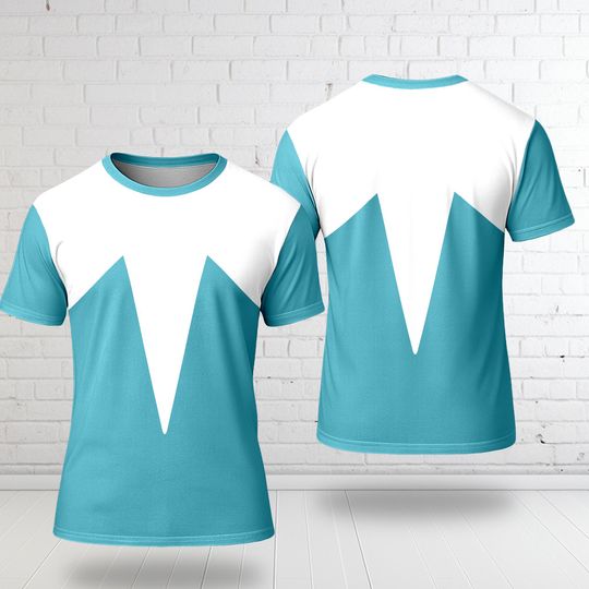 Discover Frozone The Incredibles Costume T-Shirt, The Incredibles Cosplay Costume Tee, Halloween All Over Print 3D Outfits, Frozone Cosplay Tee
